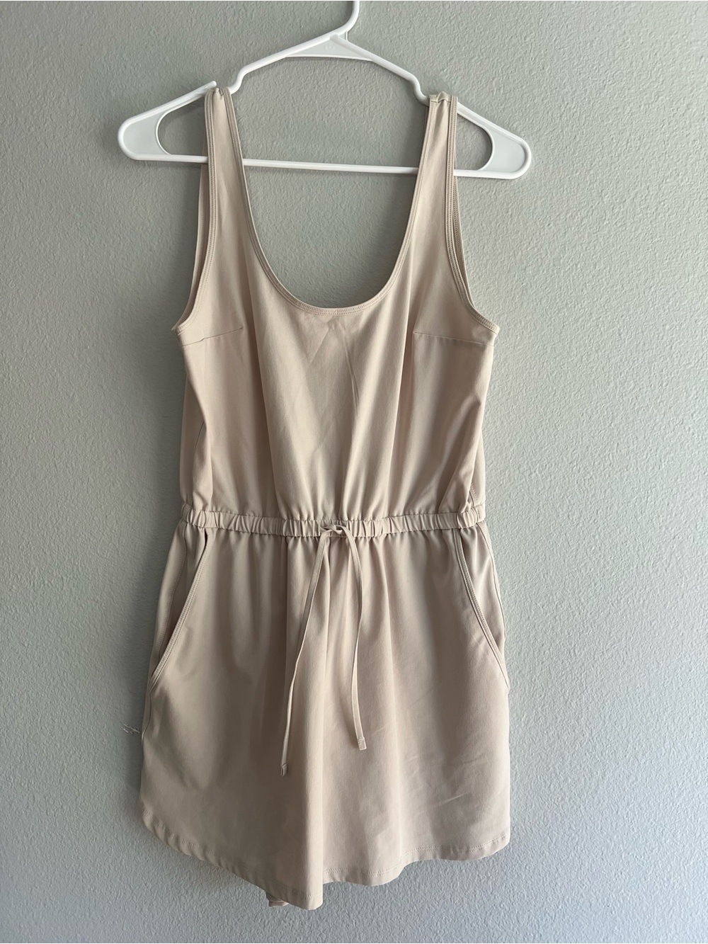 Abercrombie Tan Romper, S